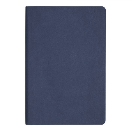 Ежедневник Flexy Latte Soft Touch Dark Blue Edition Color А5, темно-синий/темно-синий, недатированный, в гибкой обложке
