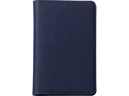 Футляр-книжка на 4-е карты с RFID Favor, темно-синий