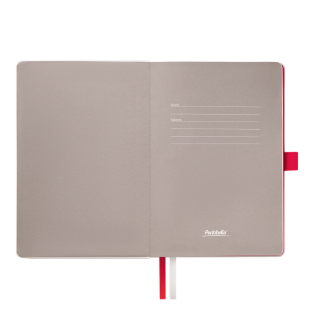 Ежедневник Arctic недатированный, белый/красный