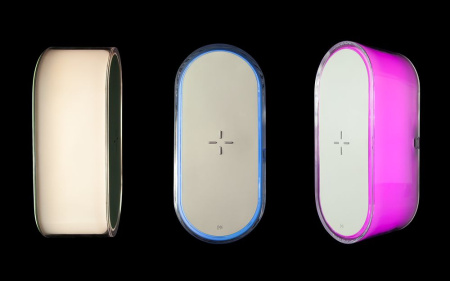 Станция беспроводной зарядки с подсветкой Laconic, белая Станция беспроводной зарядки с подсветкой Laconic, белая