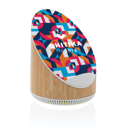 Колонка Ovate 5 Вт с беспроводной зарядкой 15 Вт Колонка Ovate 5 Вт с беспроводной зарядкой 15 Вт