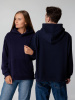 Худи флисовое унисекс Manakin, темно-синее, размер XL/2XL Худи флисовое унисекс Manakin, темно-синее, размер XL/2XL