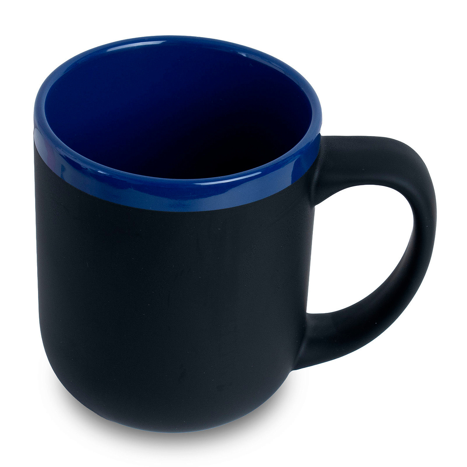 Кружка Barrel, софт-тач, чёрно-серая