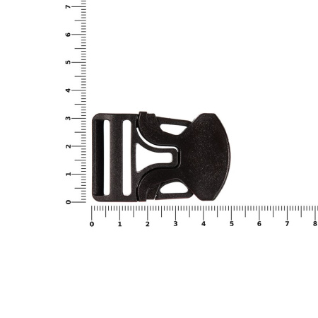 Застежка-пряжка односторонняя Triden, черный