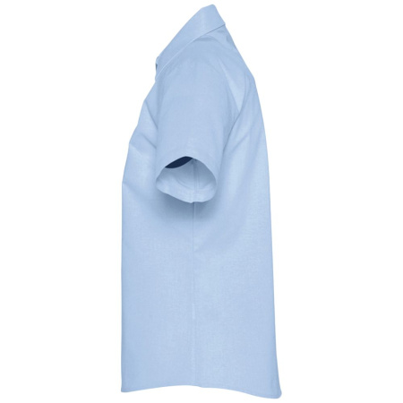 Рубашка женская с коротким рукавом Elite голубая, размер 3XL