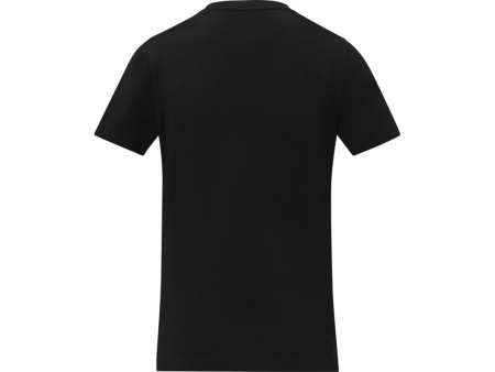 Somoto Женская футболка с коротким рукавом и V-образным вырезом , черный