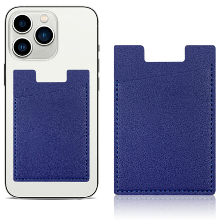 Держатель карт на телефоне SlimPocket, синий