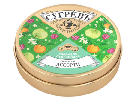 Ж/б монпансье СУГРЕВЪ ассорти