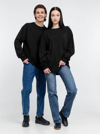 Футболка оверсайз унисекс City Sapiens, черная, размер XL