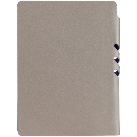 Ежедневник Flexpen, недатированный, серебристо-синий