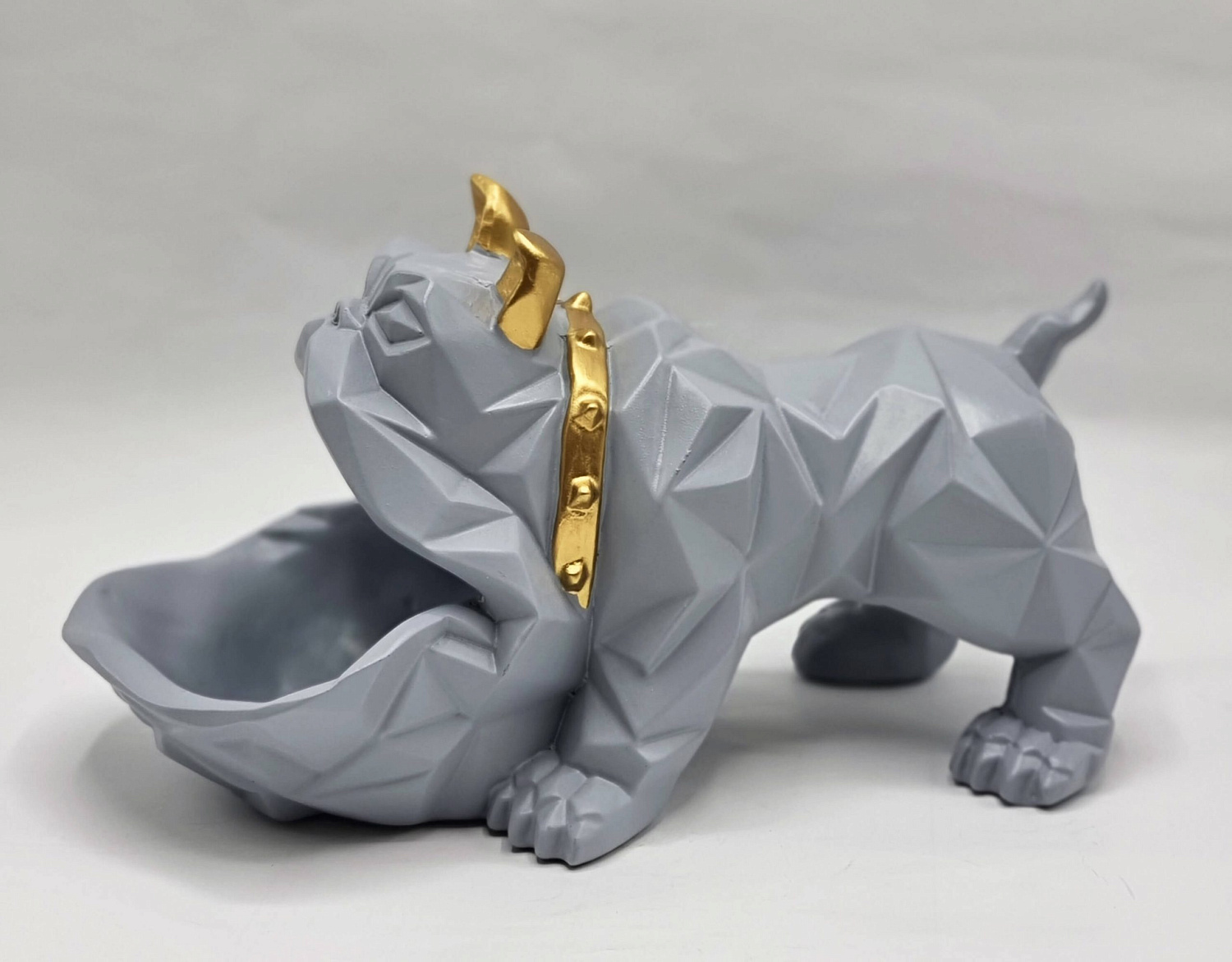 Статуэтка хранитель Бульдог, розовый