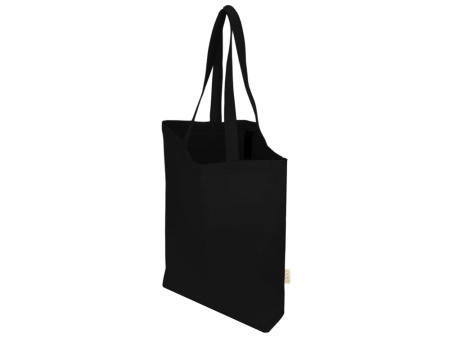 Сумка Fixy из переработанного хлопка с фиксирующей эластичной лентой, черный