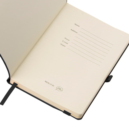 Бизнес-блокнот GRACY на резинке, формат А5, в линейку