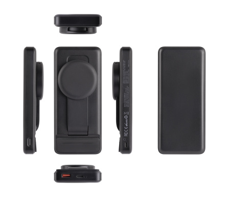 Беспроводная зарядная (20W/15W) станция-пауэрбэнк "Slider" 10000 mAh для смартфонов, наушников, часов, с подвижным зарядным блоком Беспроводная зарядная (20W/15W) станция-пауэрбэнк "Slider" 10000 mAh для смартфонов, наушников, часов, с подвижным зарядным блоком