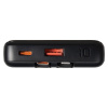 Внешний аккумулятор (powerbank)  «Stream 10»,  10 000 mAH, с двумя зарядными шнурами,  22,5W (Ватт)  super fast charge, Power Delivery (PD) 25.5W (dfnn),  c цифровым дисплеем для контроля заряда, черный