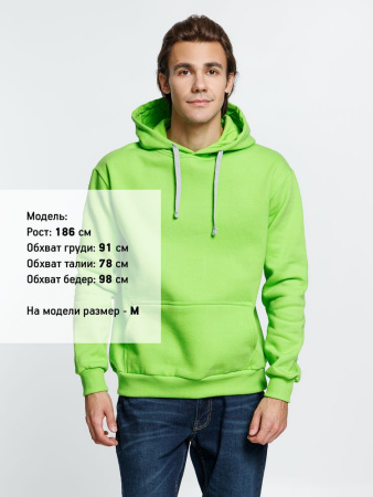 Толстовка с капюшоном Kirenga Heavy, зеленое яблоко, размер XS