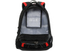 Рюкзак TORBER РАКЕТА с отделением для ноутбука 15, черный/красный, полиэстер, 33х19х45 см, 28 л