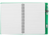 Блокнот Контакт с ручкой, зеленый