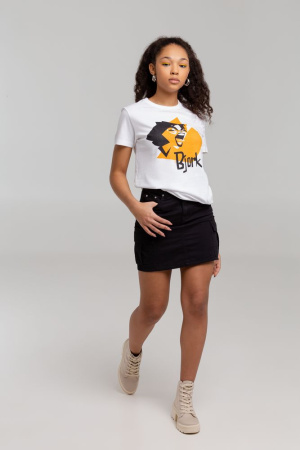 Футболка женская «Меламед. Bjork», белая, размер M