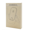 Беспроводное магнитное зарядное устройство Bambooco 15W, белый с бамбуковым