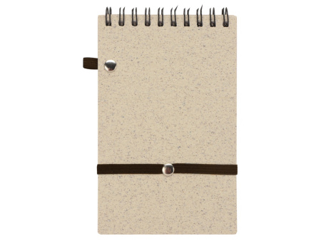 Блокнот Toledo S с обложкой из пшеницы и пластика