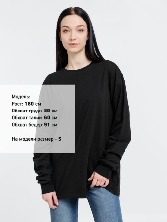 Футболка оверсайз унисекс City Sapiens, черная, размер XL