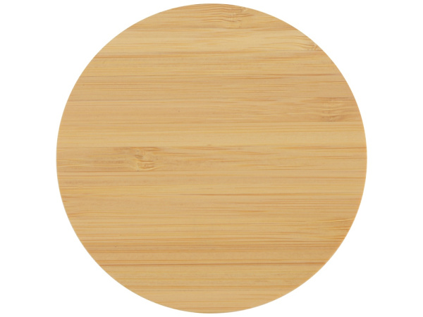 Беспроводное зарядное устройство из бамбука Cap Беспроводное зарядное устройство из бамбука Cap