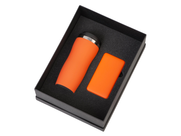 Подарочный набор COLOR IT c термокружкой и повербанком