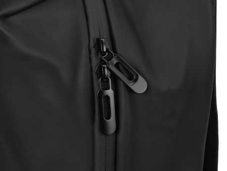 Рюкзак Glam для ноутбука 15'' из мягкой экокожи, черный