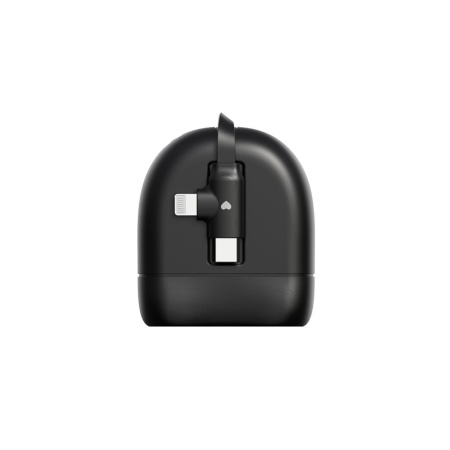 Кабель Xoopar ICE-R с ретрактором 2 в 1, разъёмы USB-C и Lightning, 60 Вт