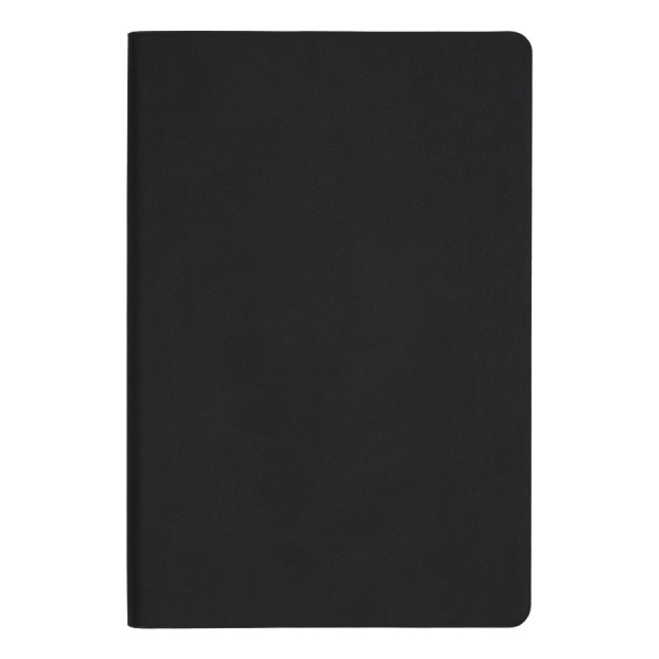 Ежедневник Flexy Latte Soft Touch Black Edition Color А5, черный/красный, недатированный, в гибкой обложке