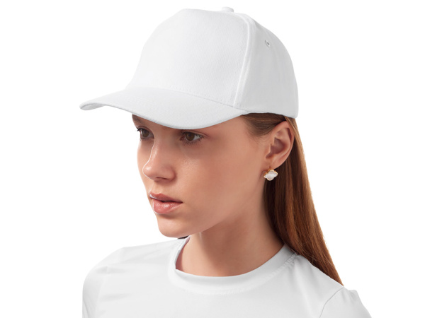 Бейсболка Florida 350 5-панельная, белый