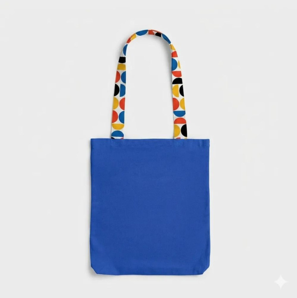 Шопер-конструктор Bolsa с широкими ручками с полноцветной печатью