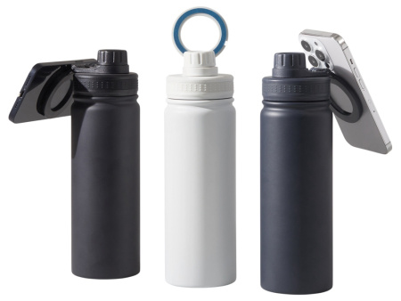 Вакуумная термобутылка с magsafe-держателем INSIDER, 600 мл, белый