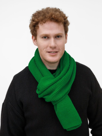 Шарф Nobilis Mono, ярко-зеленый