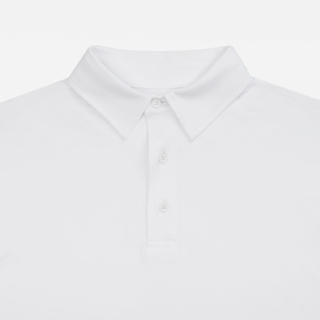 Рубашка поло унисекс Senti, белая, размер S