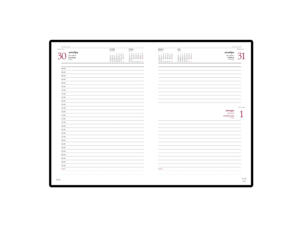 Ежедневник датированный А5 Sidney Nebraska на 2026 год