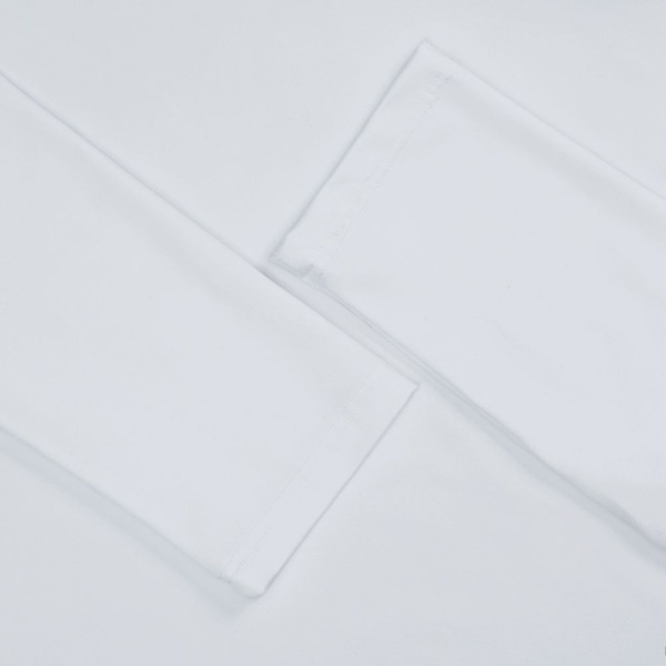 Лонгслив из бифлекса Morfiss, белый, размер XS/S