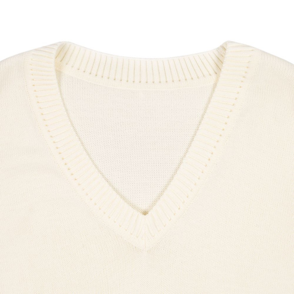 Жилет оверсайз унисекс Tad в сумке, молочно-белый, размер L/XL