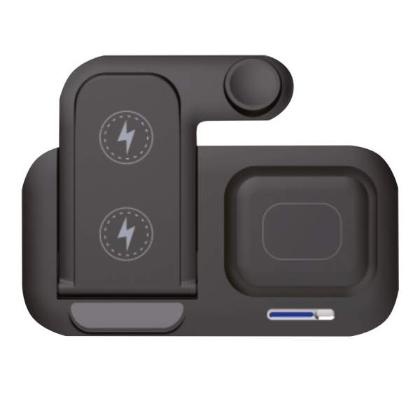 Беспроводное мультизарядное устройство Protos 15W, черный Беспроводное мультизарядное устройство Protos 15W, черный