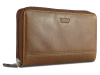 Кошелек Mano Don Montez, натуральная кожа в коньячном цвете, 19 х 10,3 см