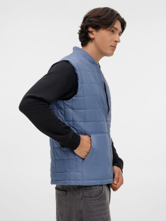 Жилет унисекс Warmbridge, синий (джинс), размер S