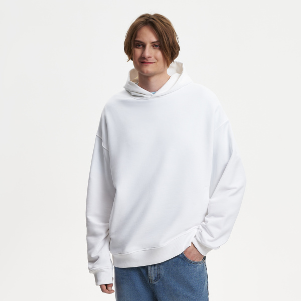 Худи оверсайз унисекс FUSION, белый