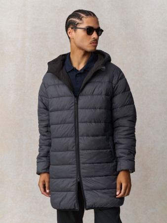 Куртка-парка унисекс Reverse, черная, размер 3XL