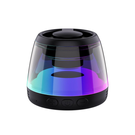 Колонка беспроводная MyTone Light  Magnet Sound, со светомузыкой, черная