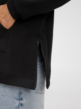 Худи унисекс оверсайз Easy Street, черное, размер XL/XXL