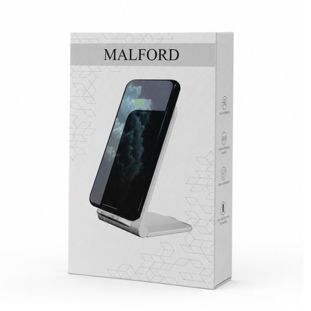 Беспроводное складное зарядное устройство Malford 15W, черный