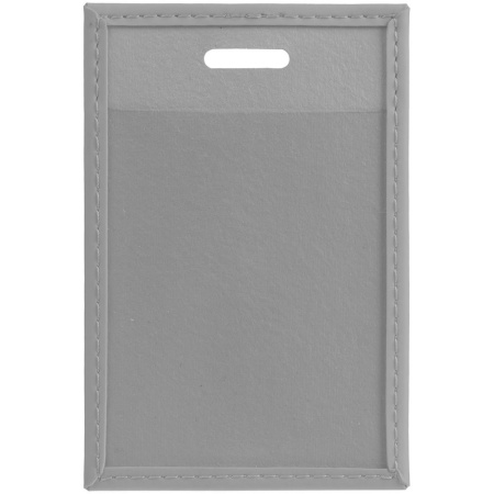 Чехол для пропуска Shall, серый Чехол для пропуска Shall, серый