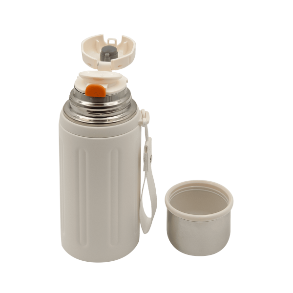 Термос Groove (слоновая кость)