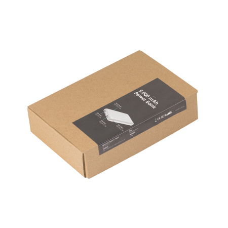 Зарядное устройство "Compact", 5000 mAh, белый Зарядное устройство "Compact", 5000 mAh, белый